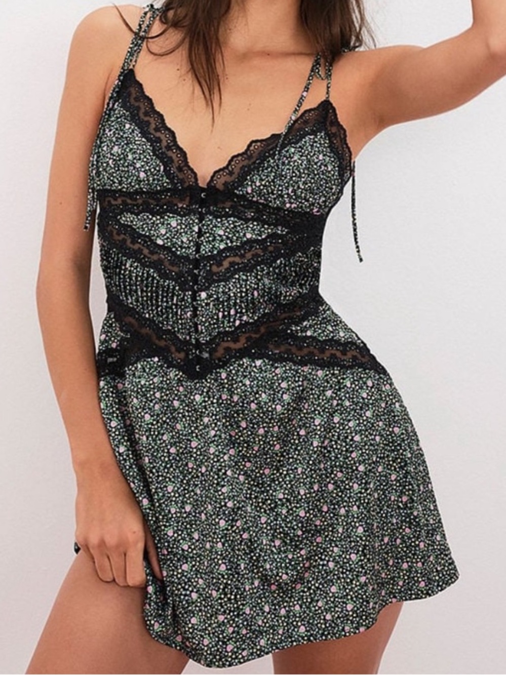 For Love & Lemons Farrah Mini Dress